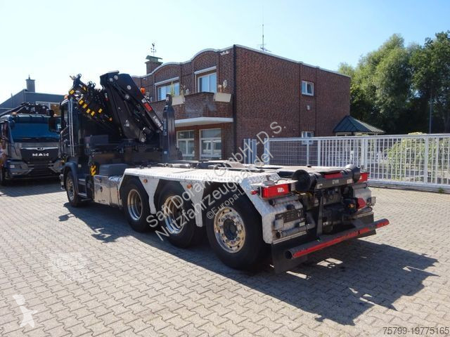 Camion Scania R490 Abroller + HIAB 302E-6...