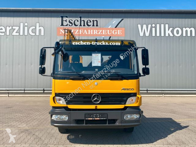 Lastbil Mercedes 1224 Glastransporter | HIAB...