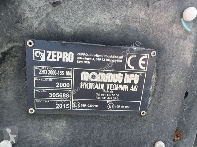 Kamion Mercedes CHEREAU ühlkoffer 7,20 m Clion...