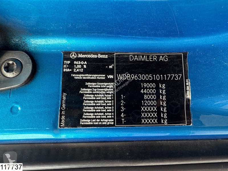 Camion Mercedes 1843 EURO 6, Hydrauliek