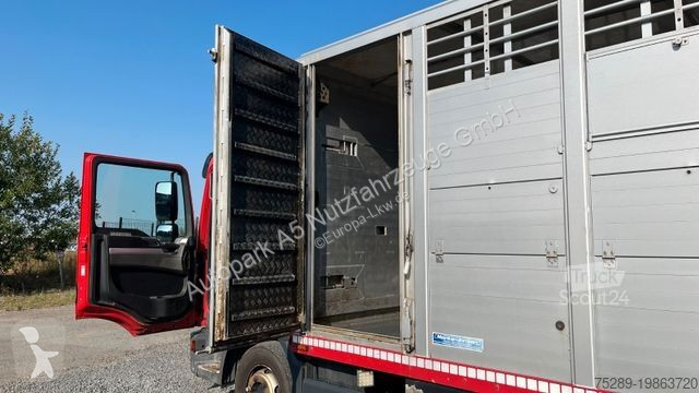 Kamion MAN TGL 10.220 Viehtransporter Rampe...