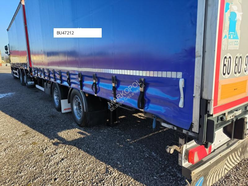 Camion remorque DAF Plandek Firanka