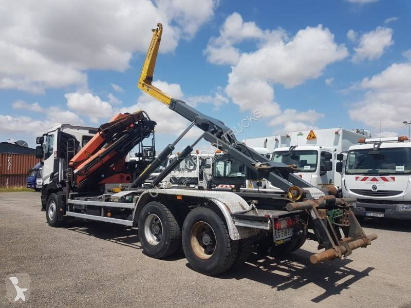 Camión portacontenedor de gancho Renault Guima C-Series DTI