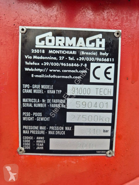 شاحنة MAN 35.360 8x4 BB Cormach 91000 TECH Funk