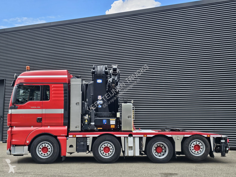 جرار MAN 37.480 8x2-6 / HMF 85 t/m CRANE / KRAN