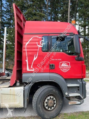 شاحنة MAN TGX 33.500 4X6 HOLZ KRAN ANHÄNGER