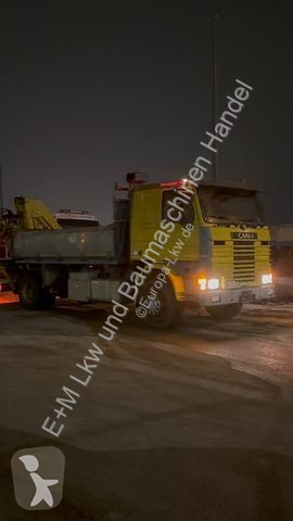 شاحنة Scania R 112 M 2 SEITENKIPPER KRAN