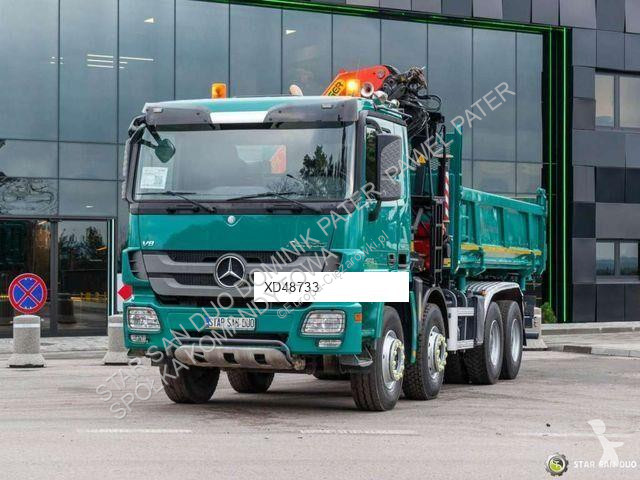 شاحنة Mercedes ACTROS 4151 8x4 Palfinger PK...