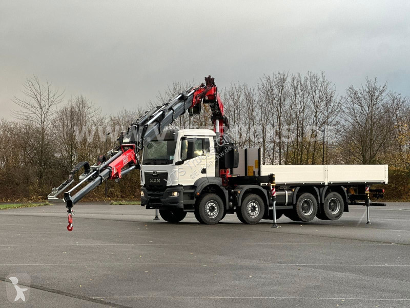 Грузовик MAN 35.470 8x4 Pritsche + FASSI F345RB...