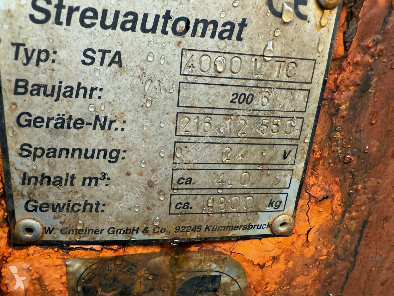 Équipements PL  4000 L TC Salzstreuer ca. 4m³...