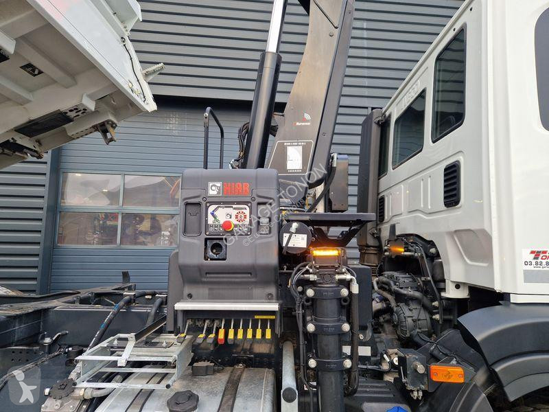 شاحنة Iveco 480 BI-BENNE + GRUE