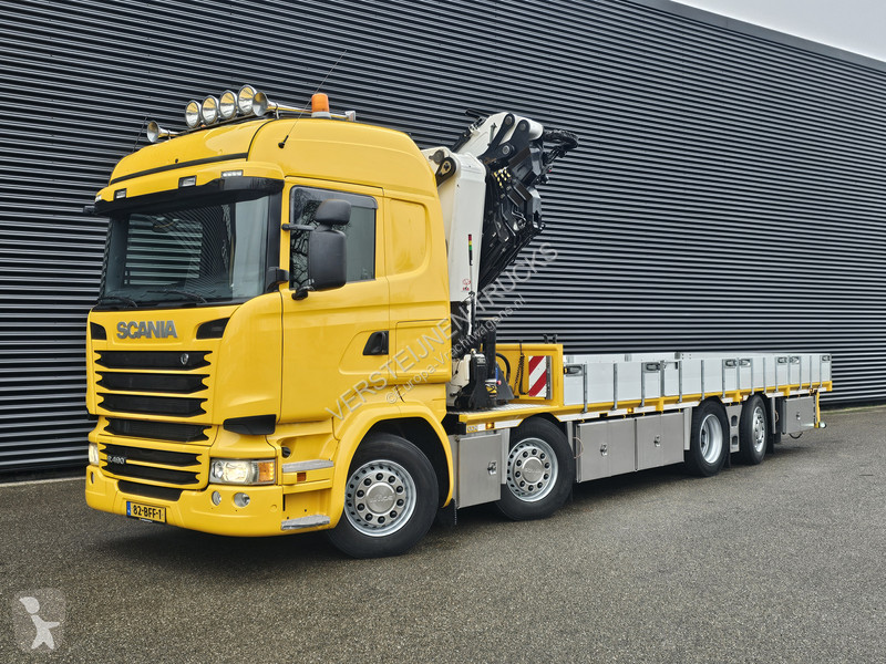 شاحنة Scania R490 8X2/6 / HMF 50TM + JIB / N-TRUCK