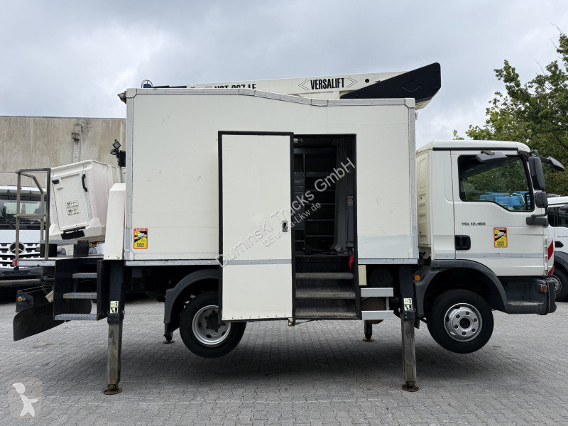 Camion MAN TGL 12.180 Koffer mit Ruthmann...