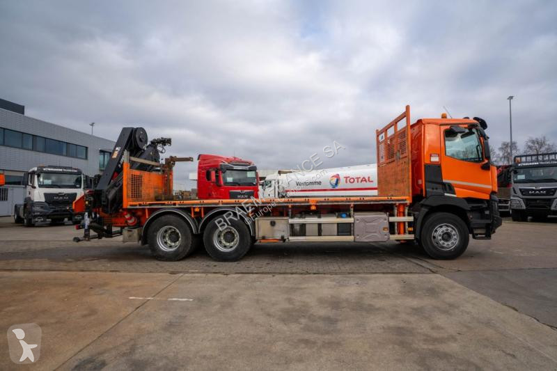 شاحنة Renault  C 430 DXI-6X4+ HIAB 18T/m / 3 EXT