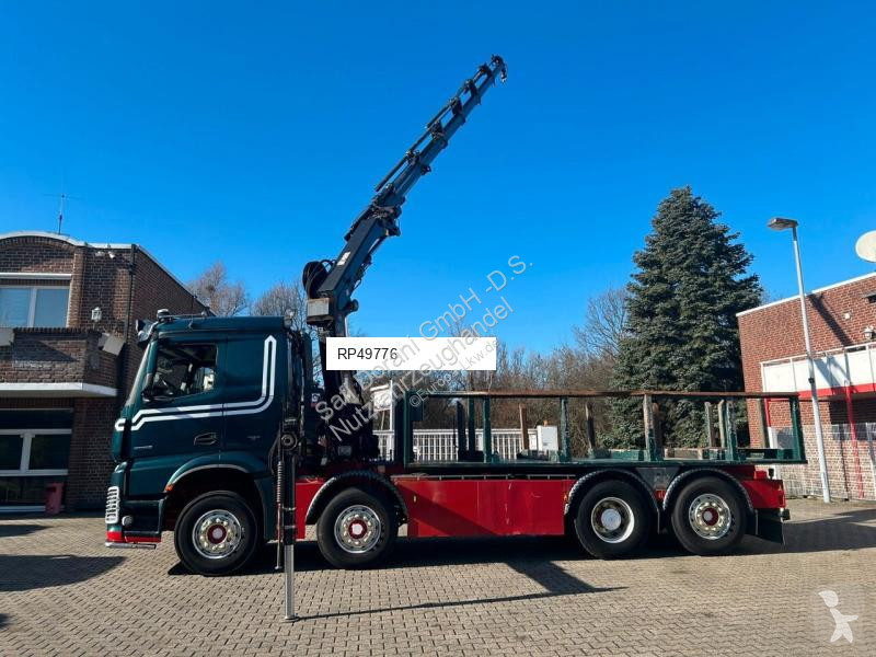 شاحنة Mercedes 3253 + HIAB 302 Kran 8x2-4 HAD...