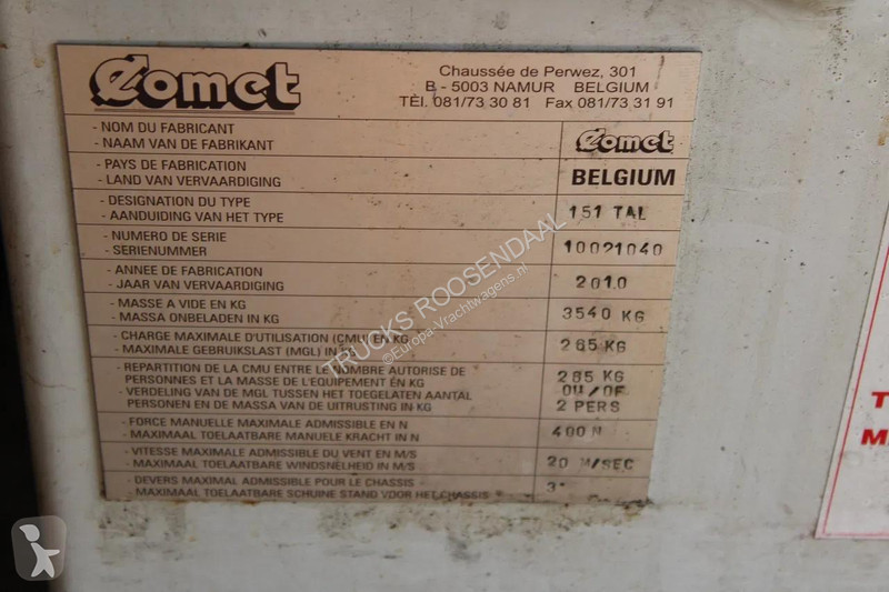 شاحنة Iveco 120EL18 + COMET 14 METER + EURO 5