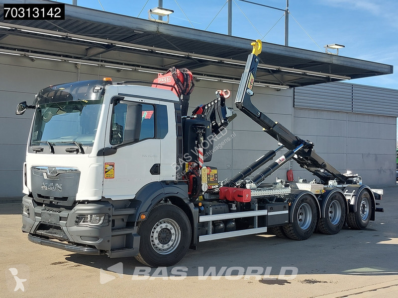 شاحنة MAN 35.480  8X4 NEW! FASSI F275A Crane +...