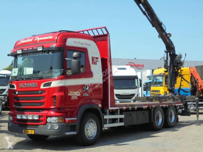 شاحنة Scania R730 V8 + Euro 5 + oglift 115Z + 6X4