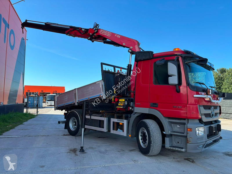 Camion Mercedes 1832 4x2 FASSI F135A22 / BOX...