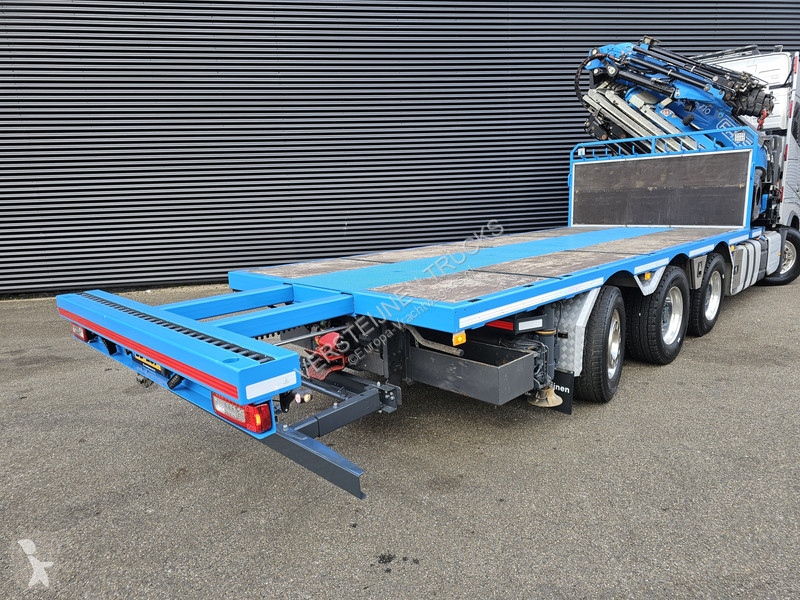 شاحنة Volvo 750 8x4 / RETARDER / FASSI 71 TM + JIB