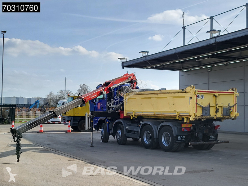 شاحنة MAN 35.480 8X4 HMF 2243-Z2 Crane Kran...