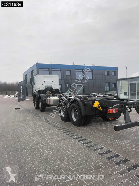 شاحنة Mercedes 4451 8X4 NEW chassis! Steel...