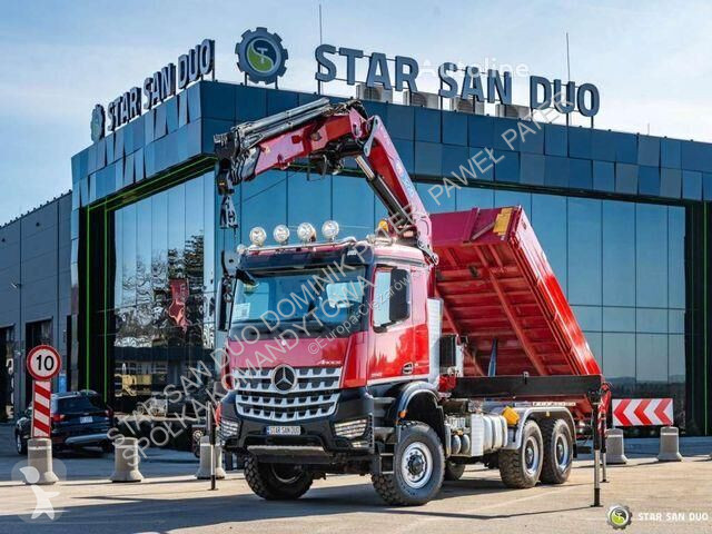 شاحنة Mercedes AROCS 3345 6x6 HMF 3220 Winch...