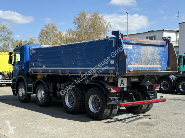 شاحنة Scania P 410 8x4 Dreiseitenkipper DAUTEL