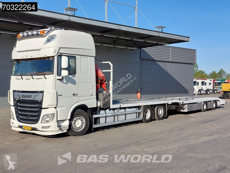شاحنة DAF 530  6X2 NL-Combi HMF 1120 K-RC Kran...