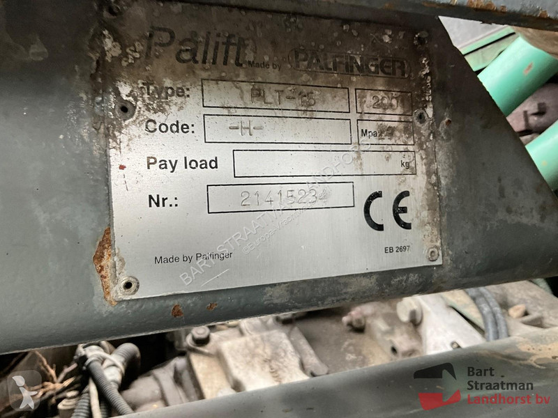 Lastbil Volvo 380 6X2 met Palfinger 15t...