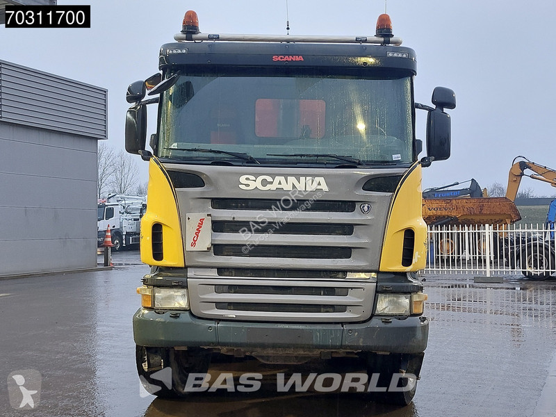 شاحنة Scania 420  8X6 8x6 18m3 KH Kipper Steel...