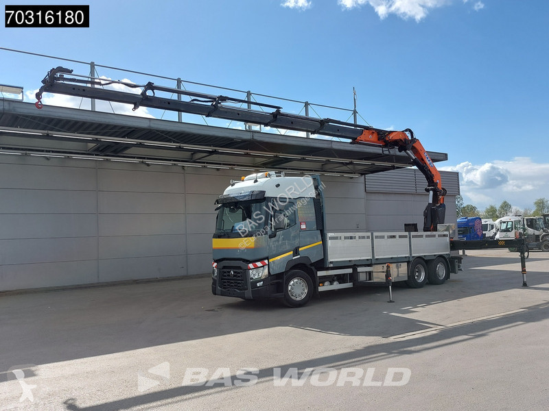 شاحنة Renault T 460 6X2 EFFER 395/5S + JIB 4S...