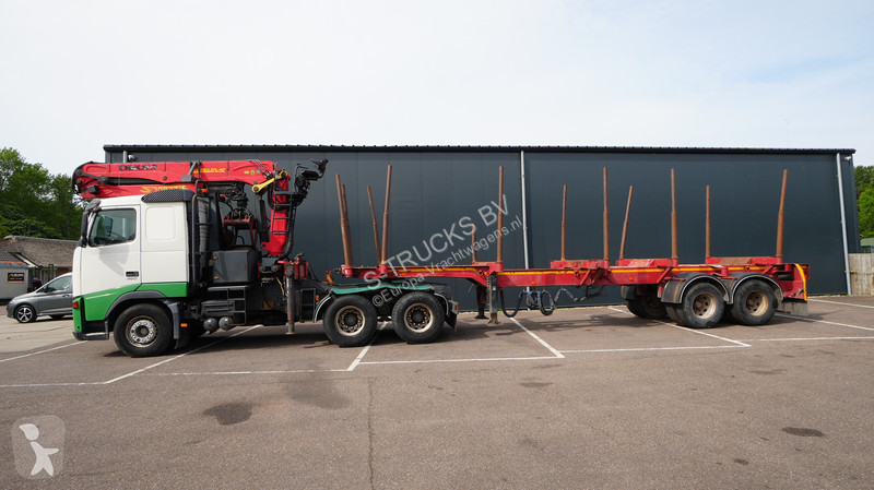 شاحنة Volvo 460 6x4 combi with Palfinger SRX 47...