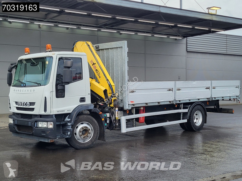 شاحنة Iveco 160E280 4X2 Hyva V911 3S Crane Kran...