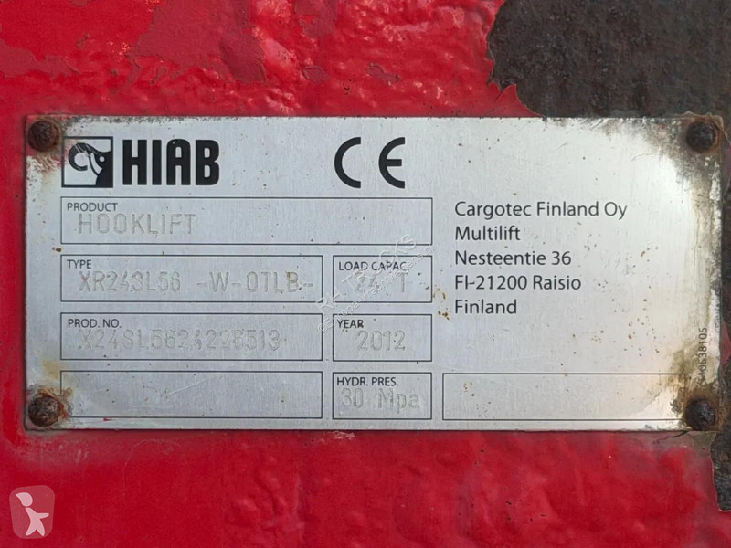 شاحنة Volvo 500 8X4 + HIAB HOOKLIFT