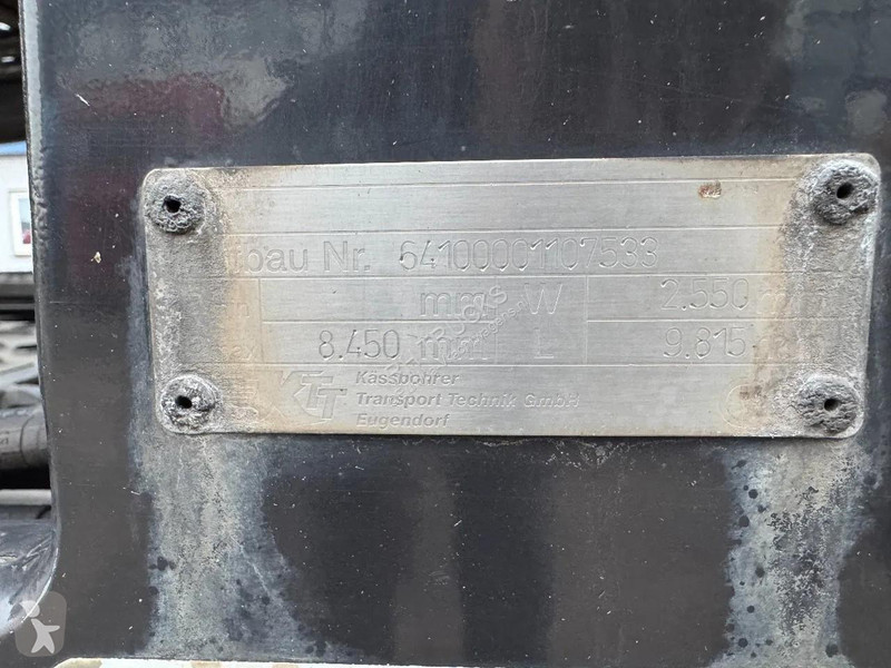 شاحنة Mercedes 1843 EURO 6 + KÄSSBOHRER HANGER...