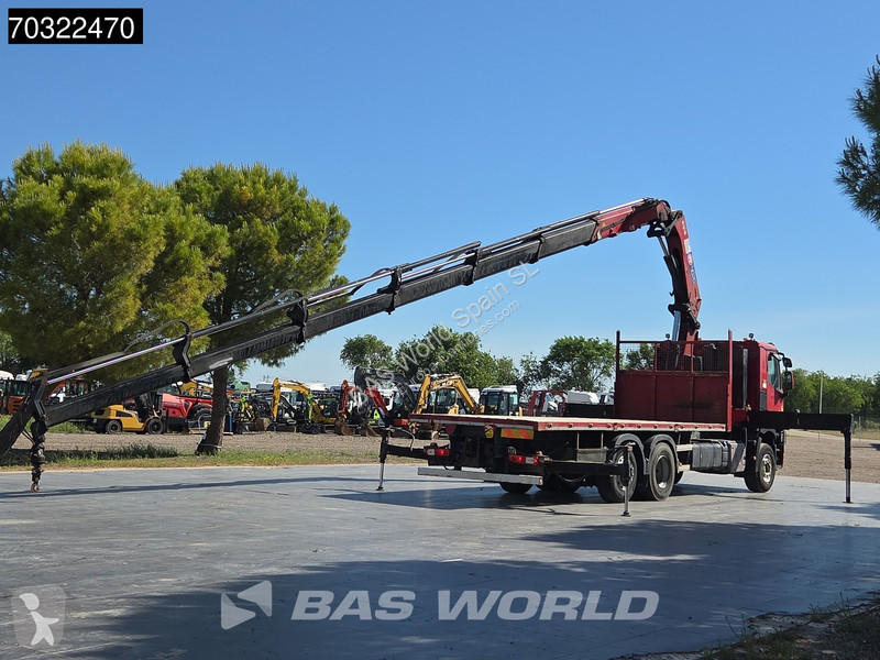 شاحنة Renault C 380 6X2 Grua HMF 4020 6x...