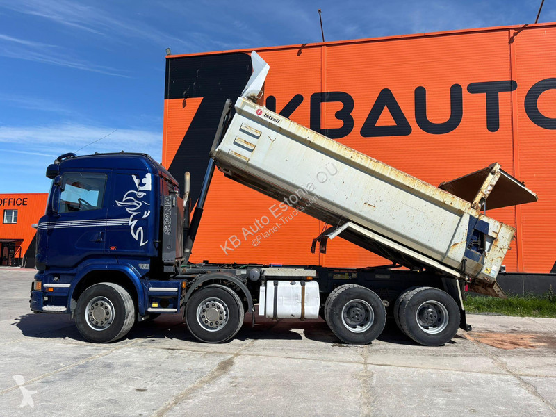 شاحنة Scania R 730 8x4 RETARDER / FU STEE / BOX...