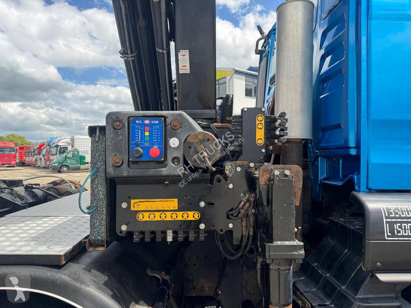 شاحنة MAN 35.480 8X4 + HMF 2420K5 + CABLELIFT +...
