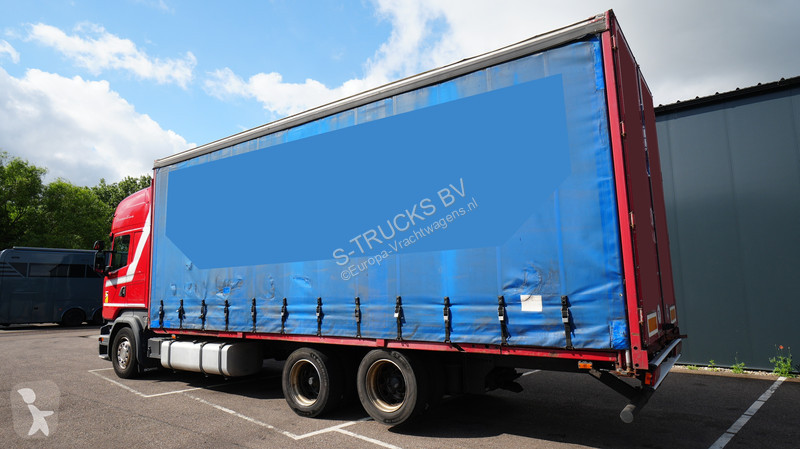 شاحنة Scania 400 6x2 Curtainside truck