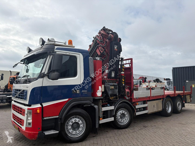 شاحنة Volvo 400 + HIAB 800 HIPRO E-7 + 8X2 +...