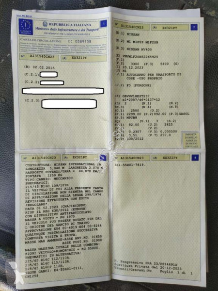 شاحنة Nissan NV400