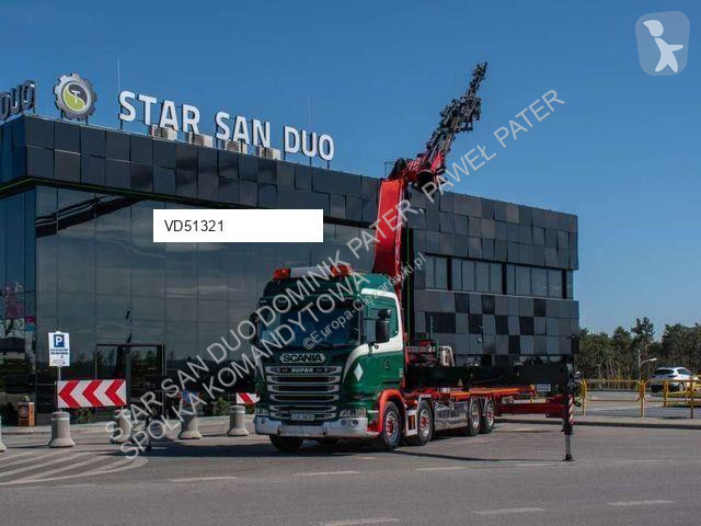 شاحنة Scania R490 8x2 EFFER 955 Fly Jib Winch...