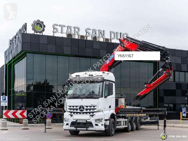 شاحنة Mercedes AROCS 3253 8x4 HMF 5020 Fly Jib...