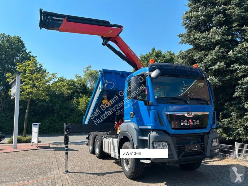 شاحنة MAN 26.500 3Skipper + PK19001 Kran 6x6...