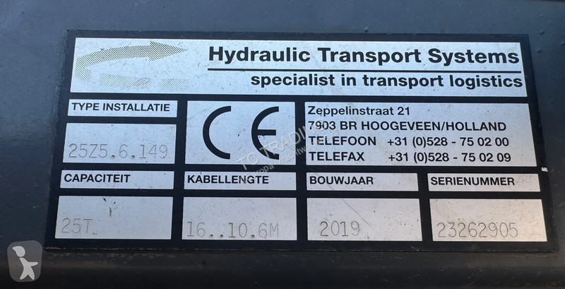 شاحنة DAF 480 NCH / HTS 25ton kabelsysteem