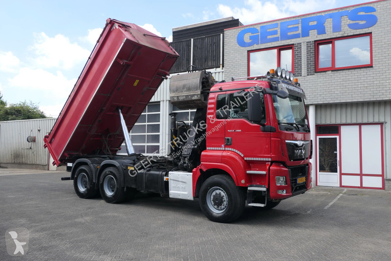 شاحنة MAN TGS | 6X6 | 2 Side Tipper + Hydraulic...