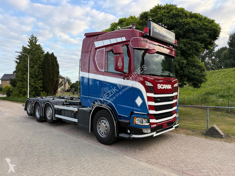 شاحنة Scania 500 Haakarm / retarder / vollucht...