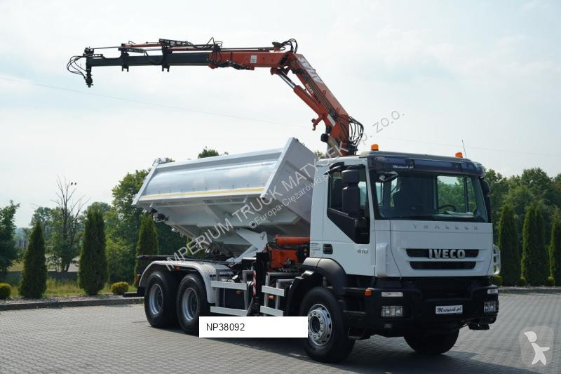 شاحنة Iveco TRAKKER 410 / 6X4 / 2 STR. WYWROTKA...