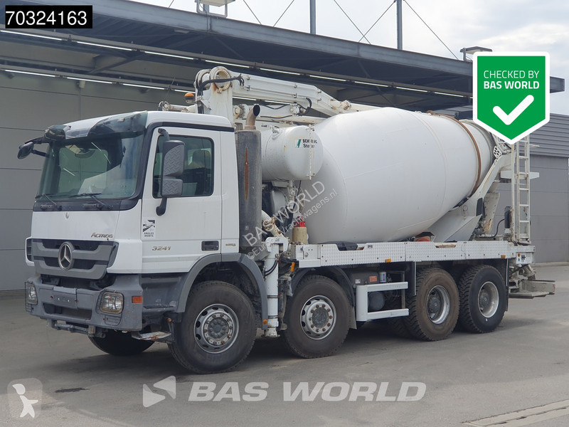 شاحنة Mercedes 3241 8X4 PUMI Schwing Stetter...